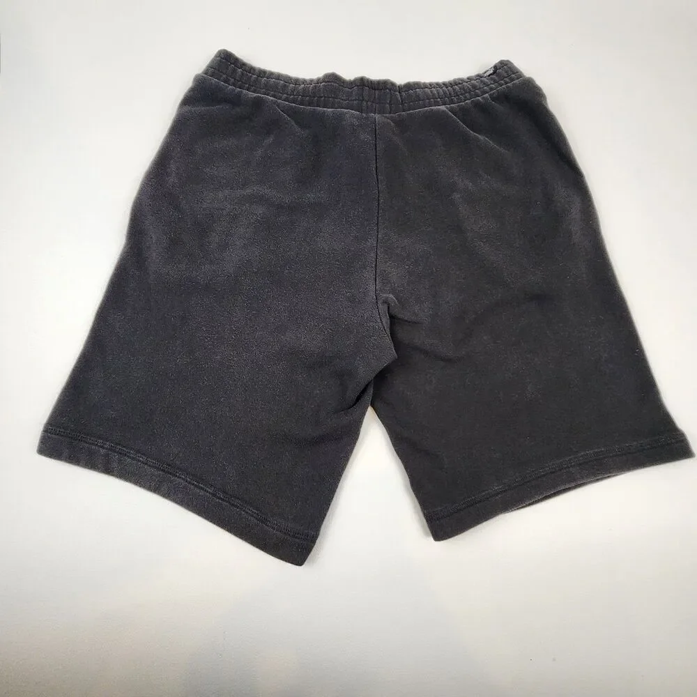 Puma Shorts Men's Large Black Fleece Big Logo Athletic Casual Lounge